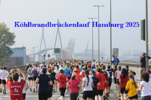 Hamburg, Hafen, Koehlbrandbrueckenlauf.